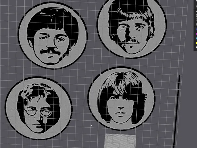 Remix: flush "The Beatles" Coasters