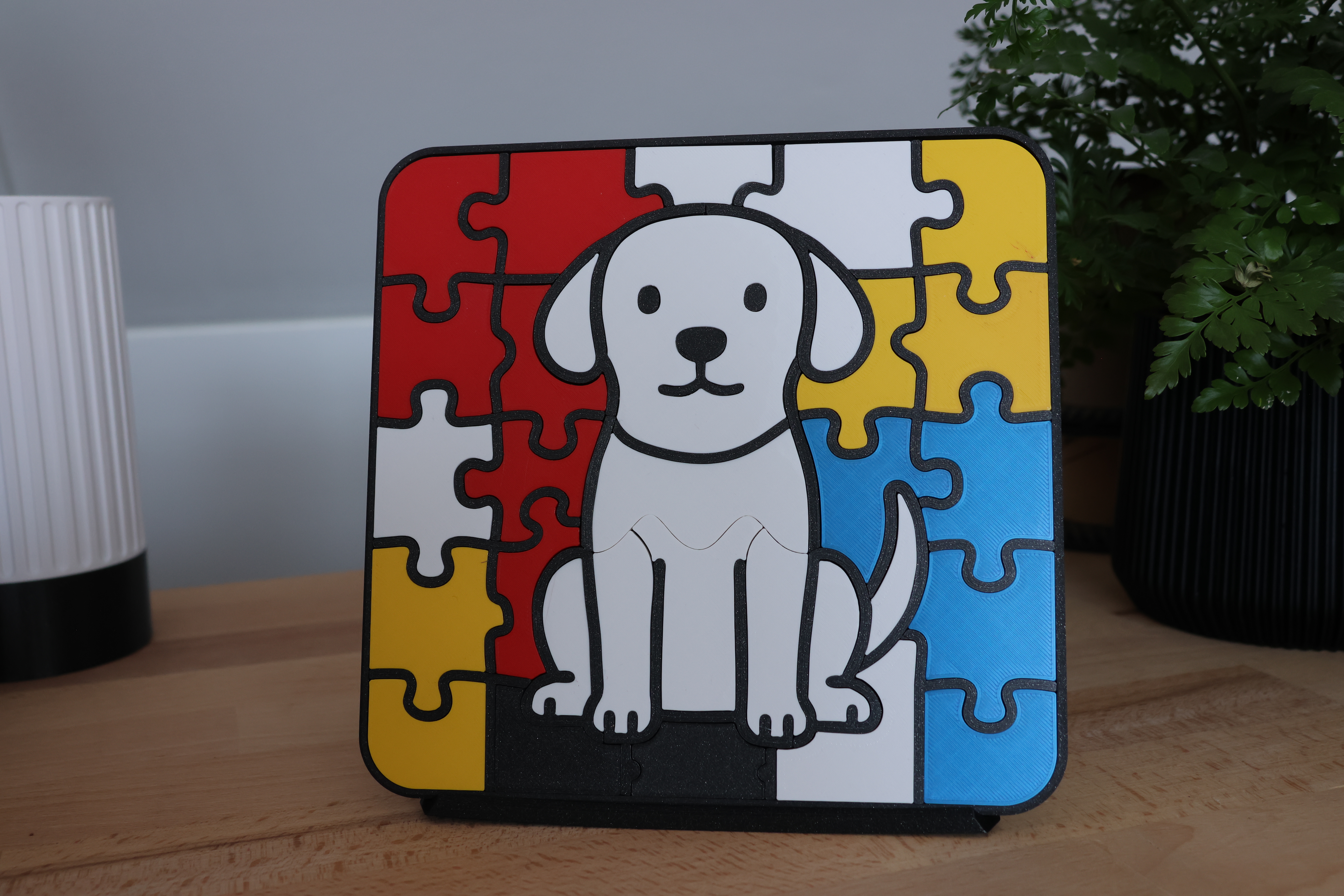 Dog Puzzle (Piet Mondriaan Puzzle Series 2/2)