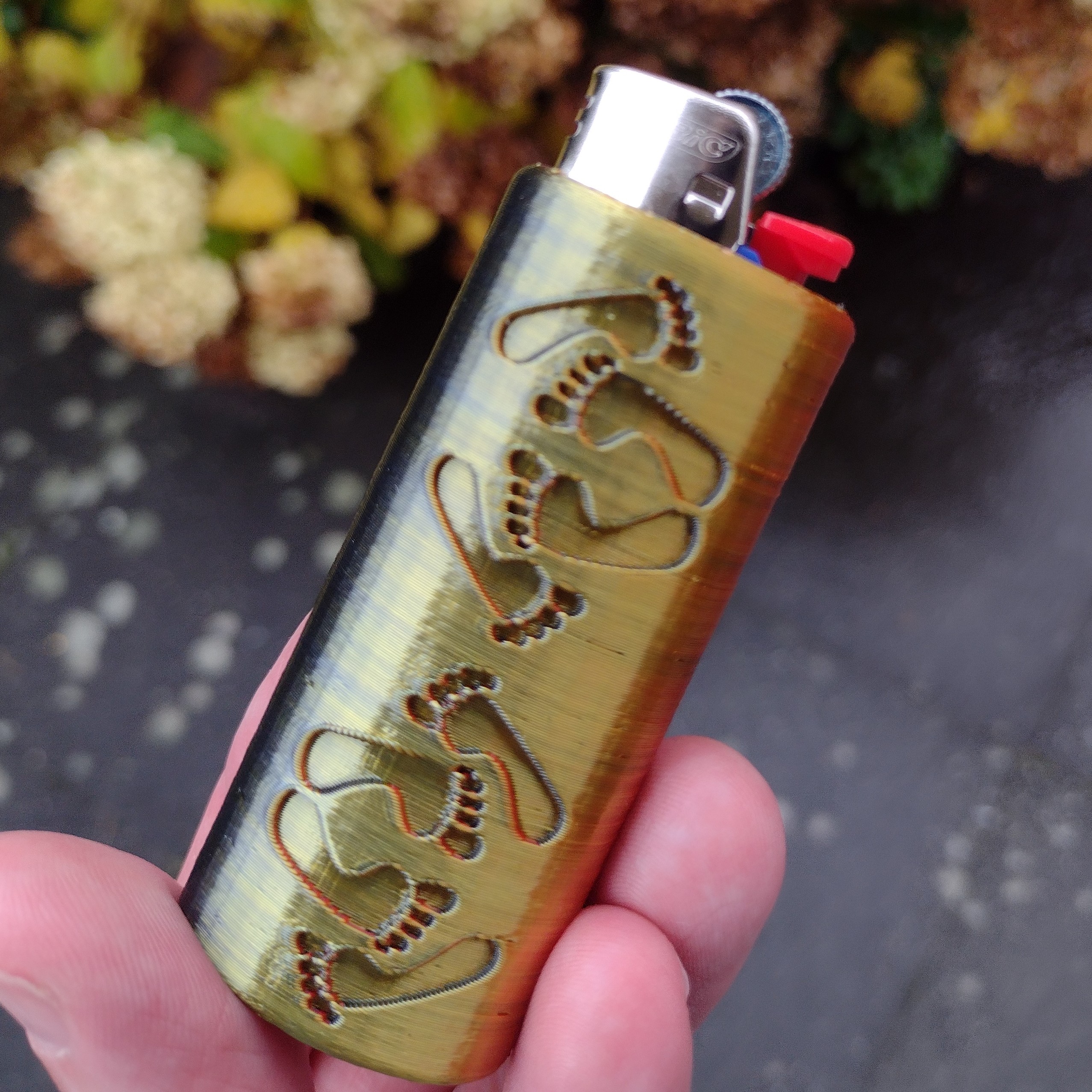 bic lighter case HAPPY FEETS by _N_ | Download free STL model ...