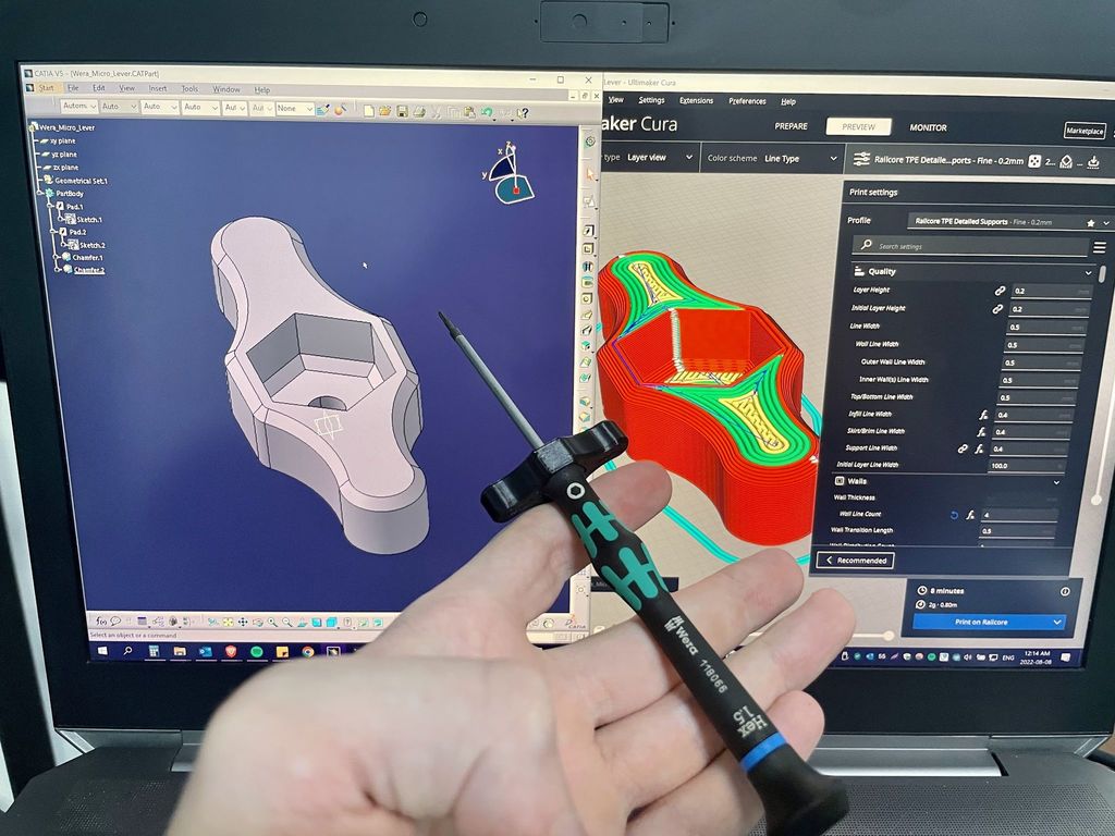 Wera Micro Kraftform Leverage Key