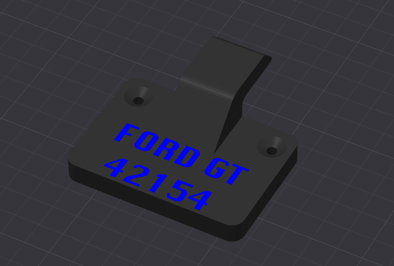 Wall mount for Ford GT 42154 LEGO Technic