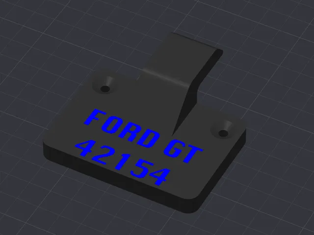 Wall mount for Ford GT 42154 LEGO Technic