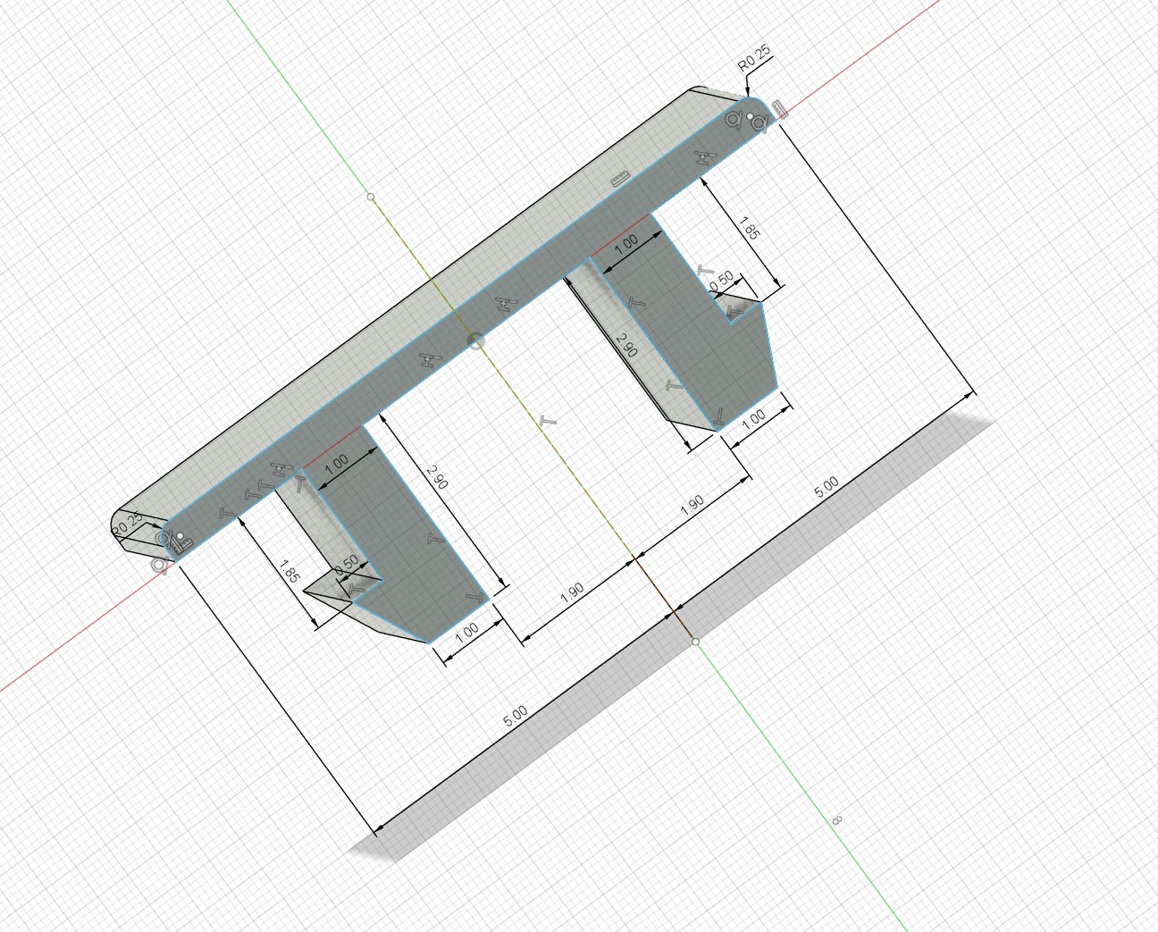 2020 extrusion cable clip