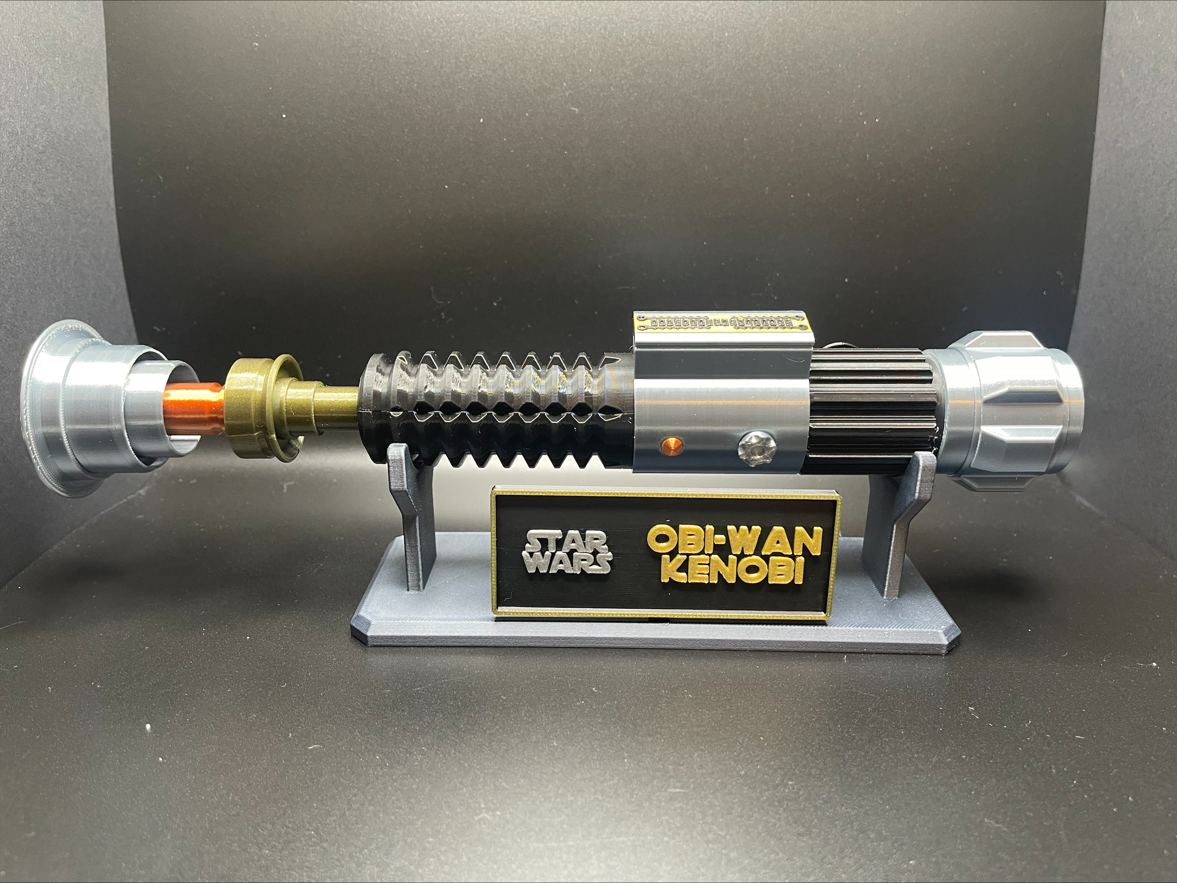 Lightsaber Stand with Customizable name tags