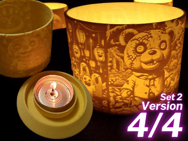 Halloween Tealights Set2 4/4 for the Perfect Vibe | Lantern