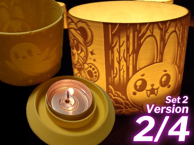Halloween Tealights Set2 2/4 for the Perfect Vibe | Lantern