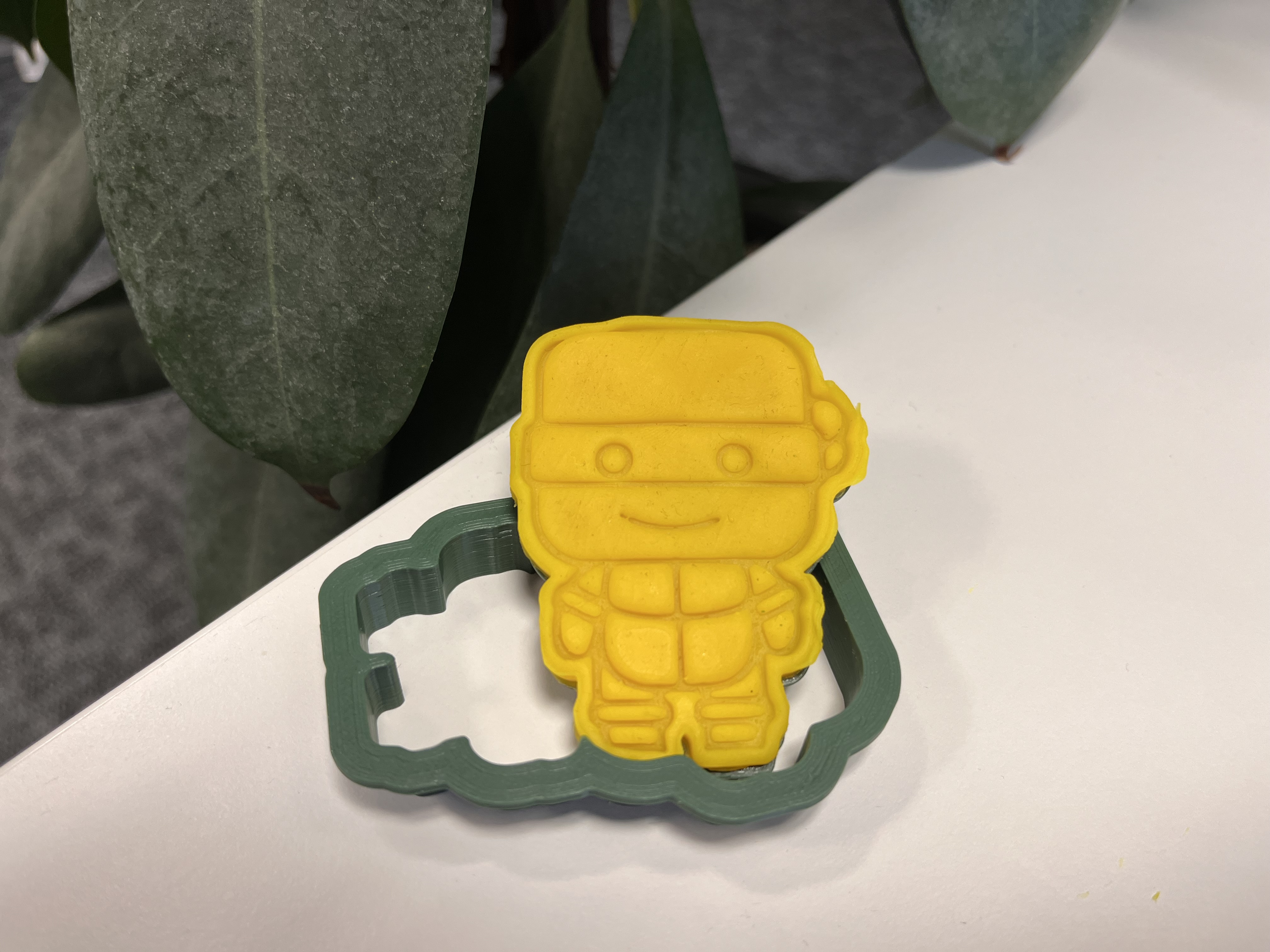 Miniatura 3 do modelo 3D "Ninja Turtle" Cookie Cutter + Stamp