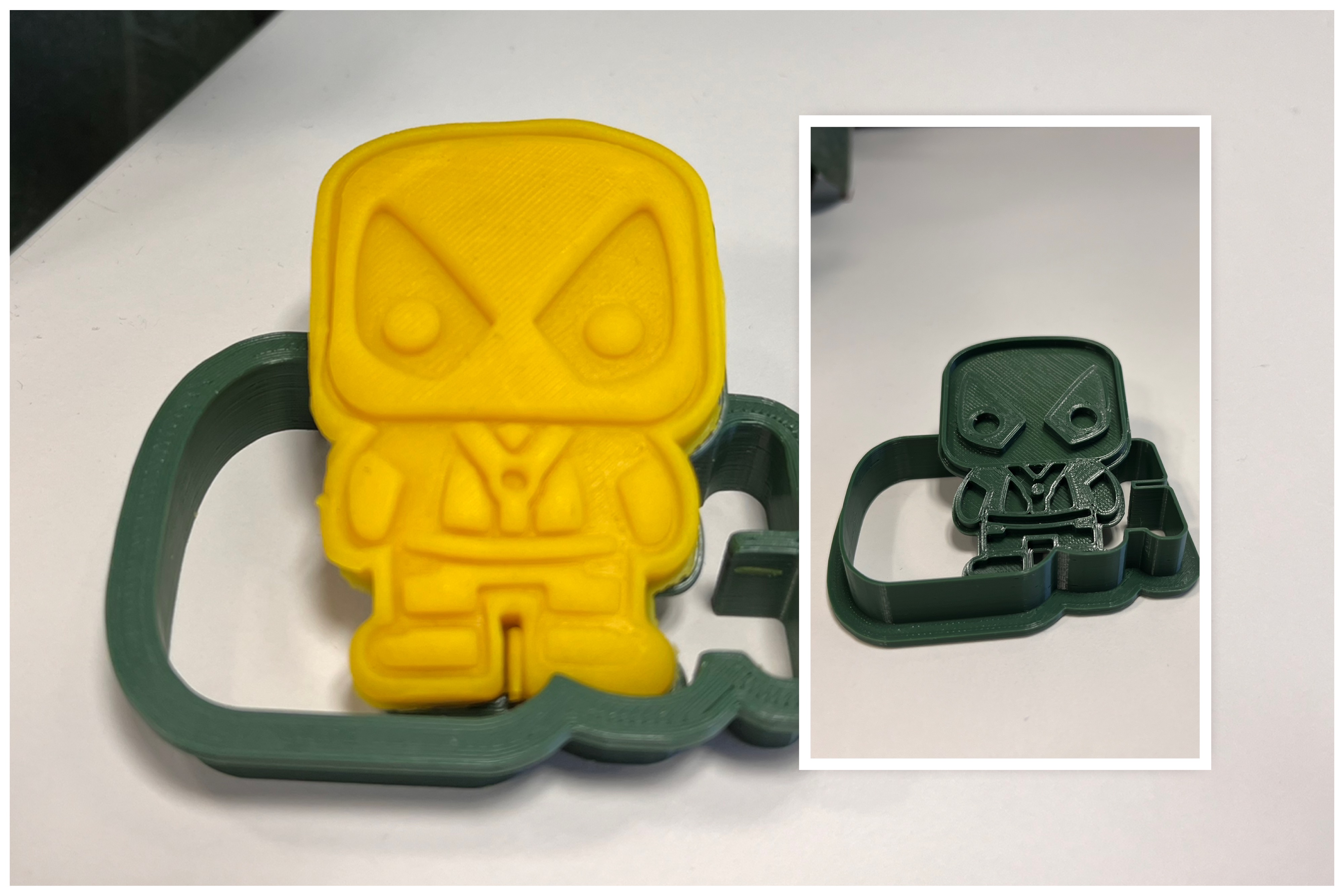 "Deadpool" Cookie Cutter + Stamp