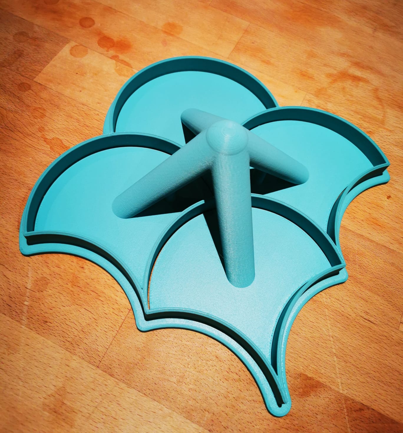 Four Fishbone tiles cutter and removal stamp