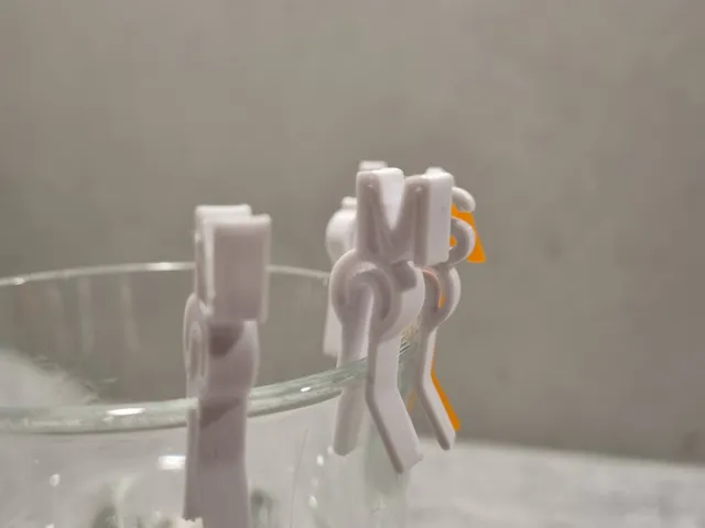 Drink glass marker alphabet