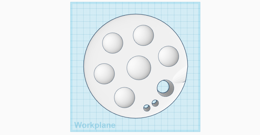 Paint palette by Vydūnas | Download free STL model | Printables.com