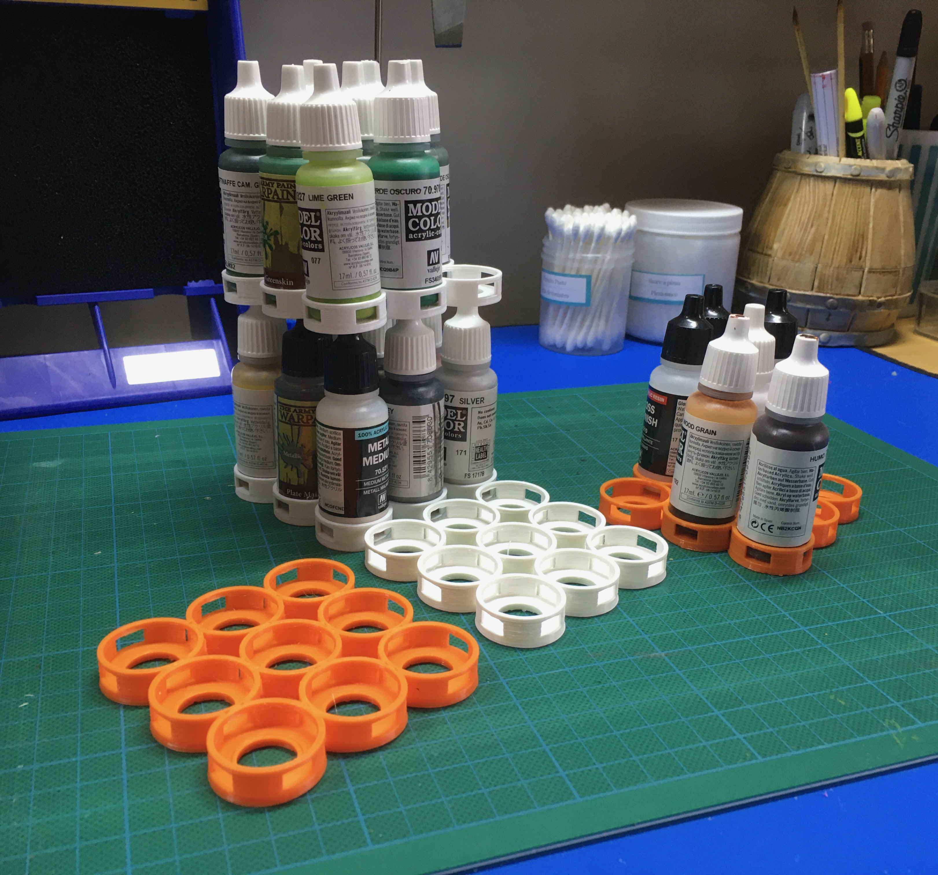 Vallejo Paint Bottle Organizer - 3x3 26mm