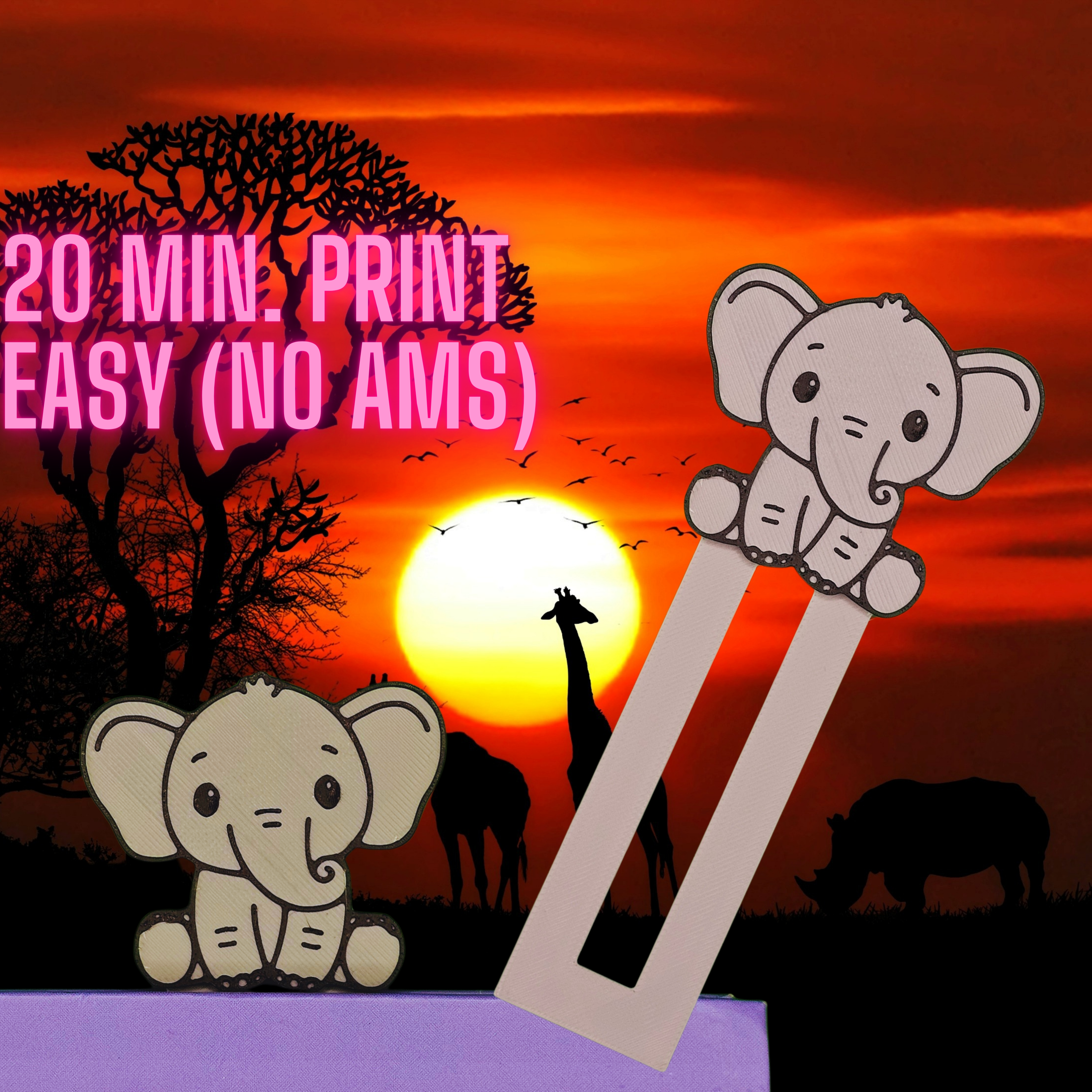 ELEPHANT - BOOKMARK