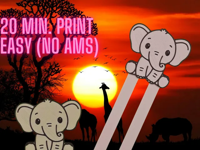 ELEPHANT - BOOKMARK
