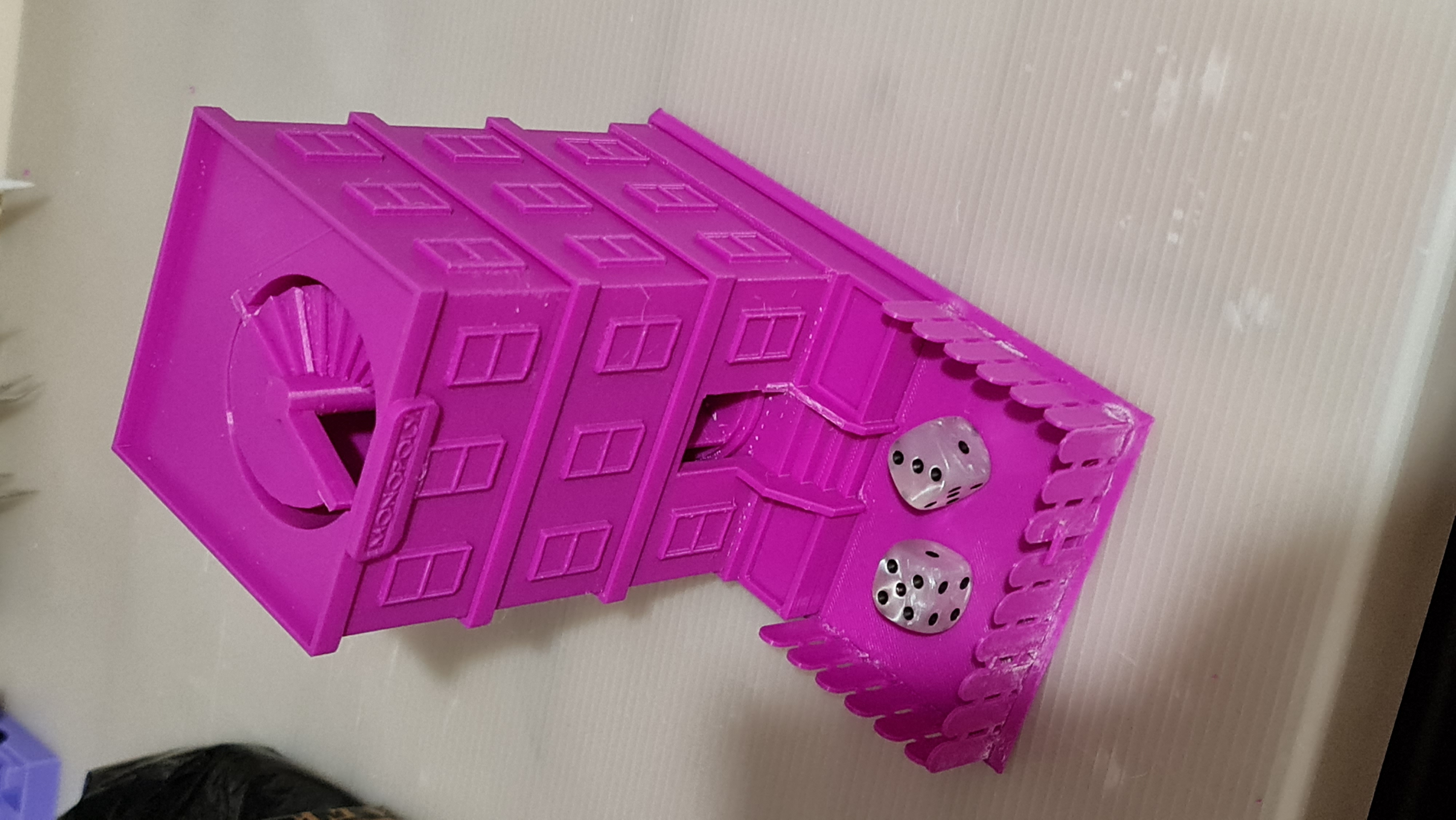 Monopoly dice tower