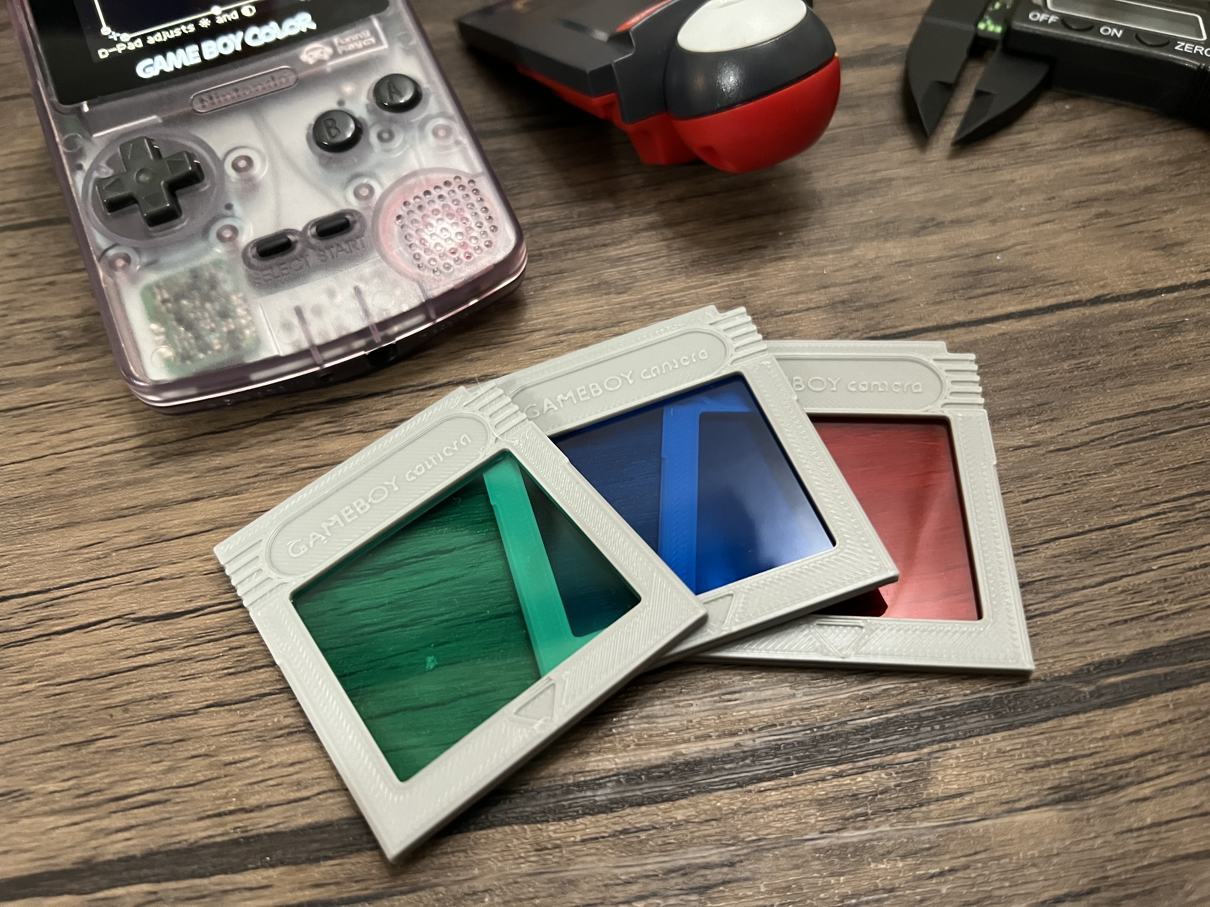 Gameboy Camera color filter holder