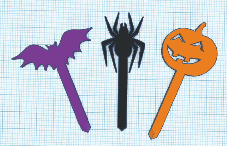 Halloween Cupcake Toppers by Kit-Kat | Download free STL model ...