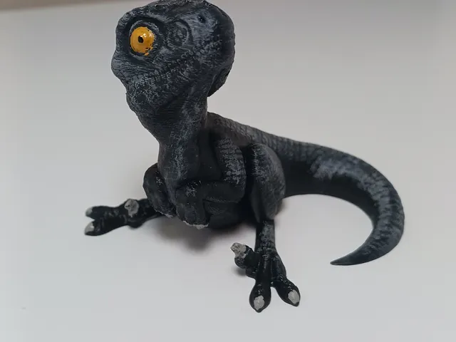 Cute Baby Velociraptor-High Detail