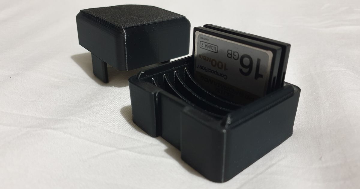 Compact Flash Card Holder by Kyle Ireland (Holds 6) by kyleireland