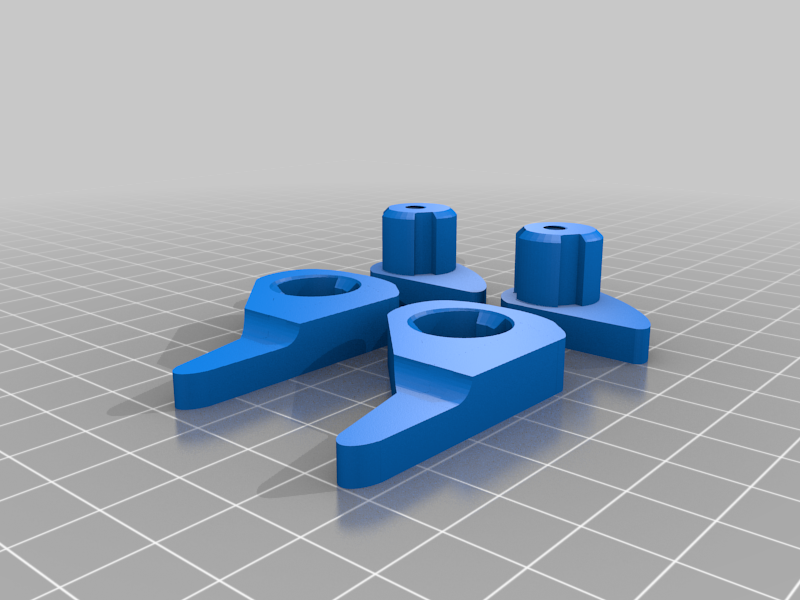 Replacement latch mechanism for TM500 RV door handle (x2 set) by Guillaume Download free STL