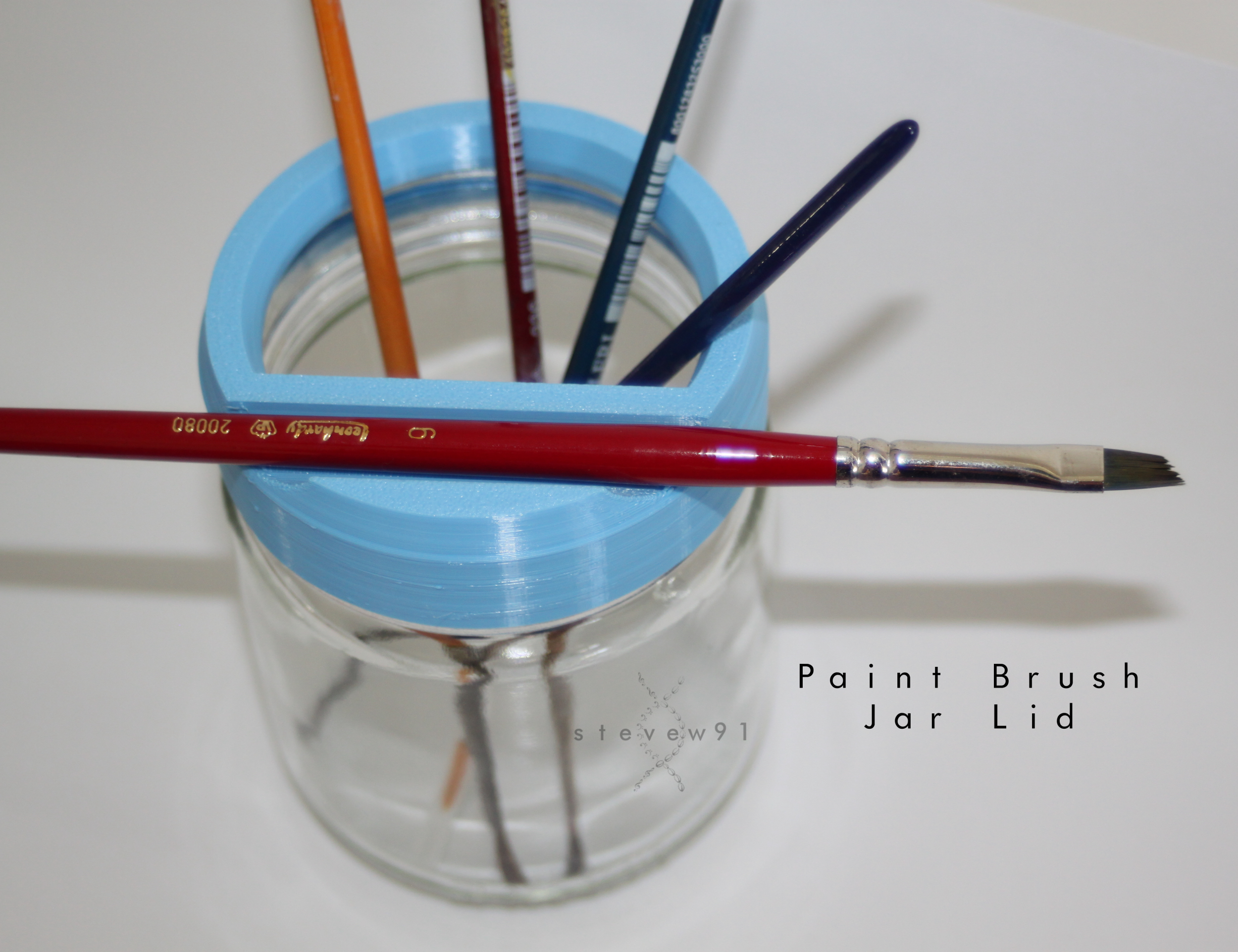 Pain Brush Jar Lid