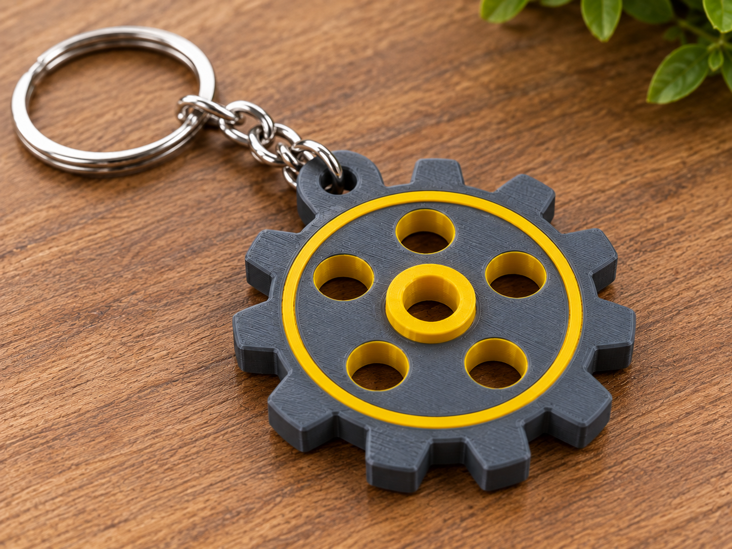 gear keychain