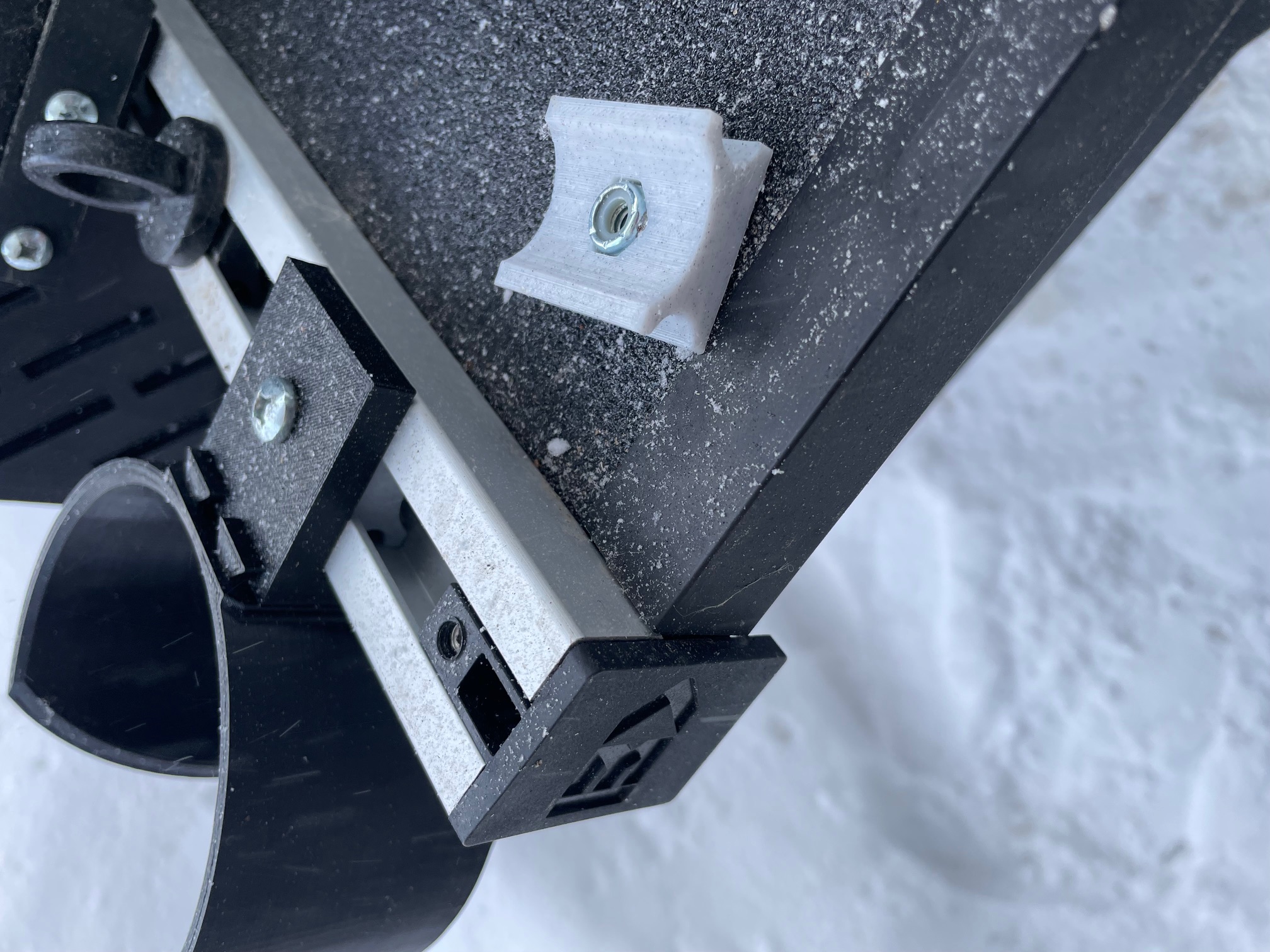 Bedslide mount blocks