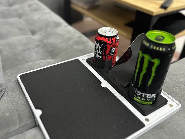 Magnetic modular sofa tray