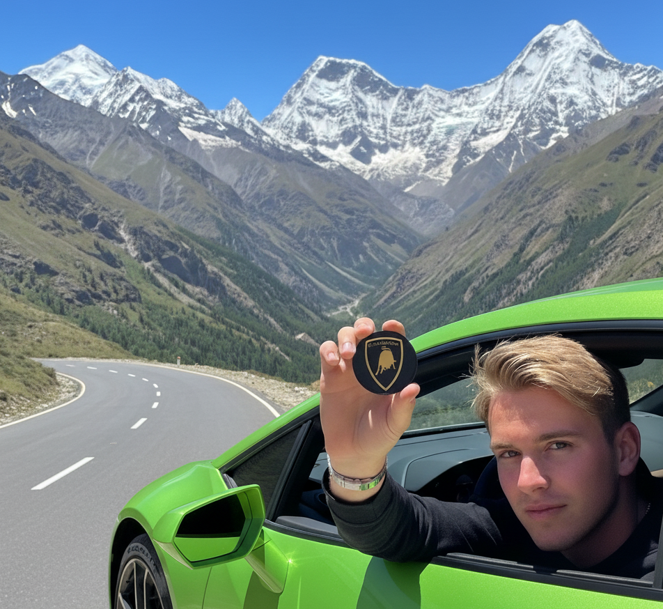 LAMBORGINI Coaster (LAMBORGINI Untersetzer)