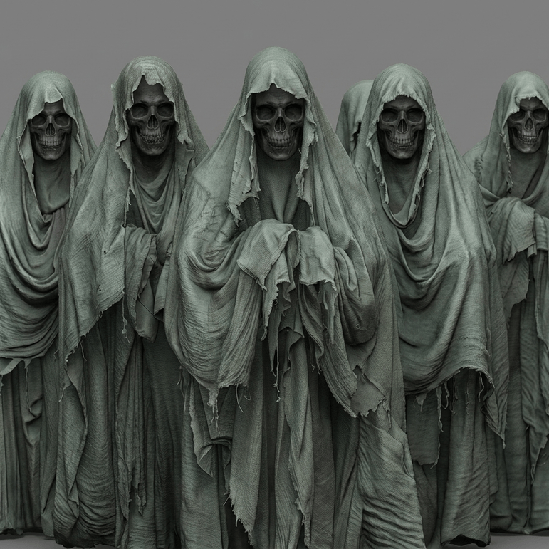 Horror Art - Wraith Get Together by Model Magic | Download free STL ...