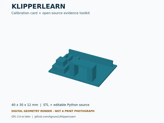 KlipperLearn - Calibration Card and Open-Source Printer Optimizer