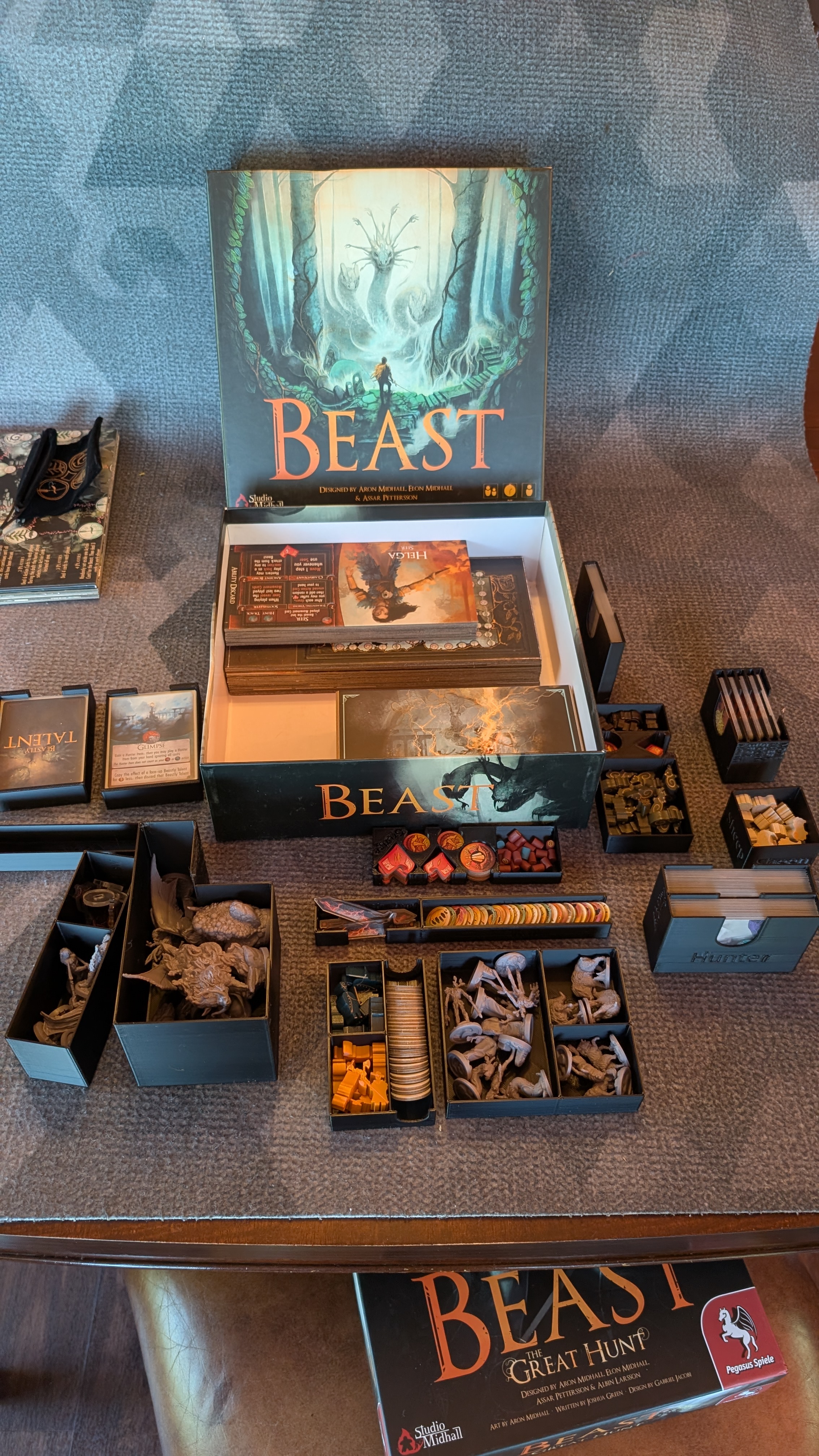 Beast Board Game Insert with Expansions