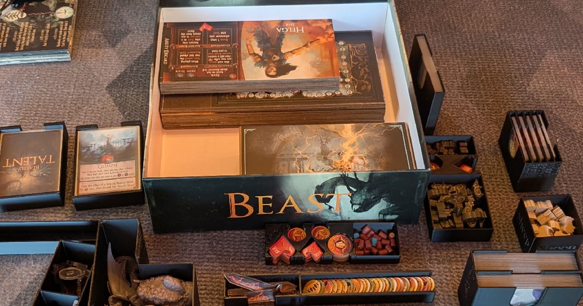 Beast Board Game Insert with Expansions by bourne42 | Download free STL ...