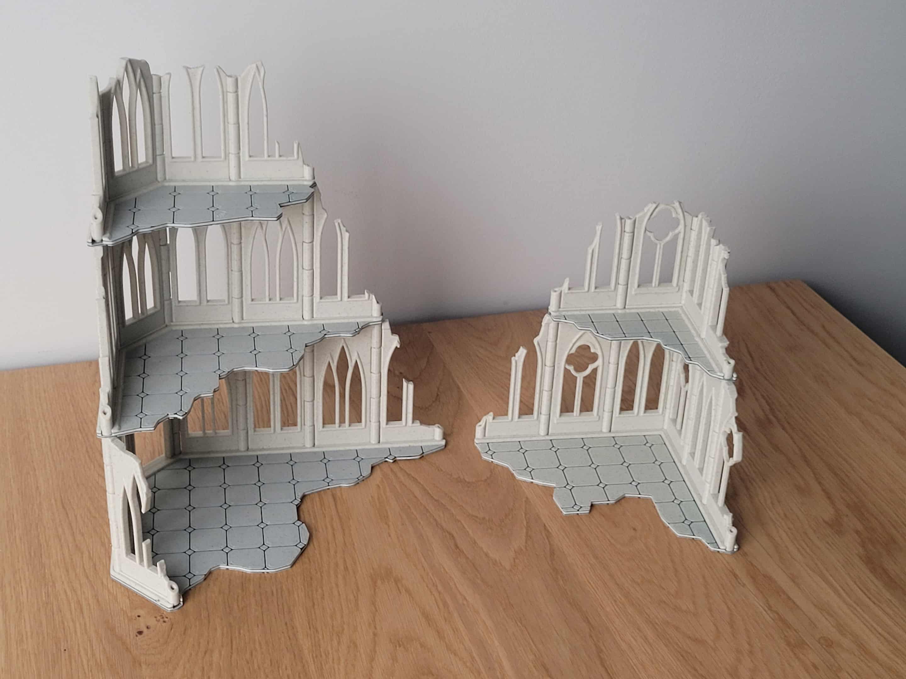 Compact and modular wargaming terrain system