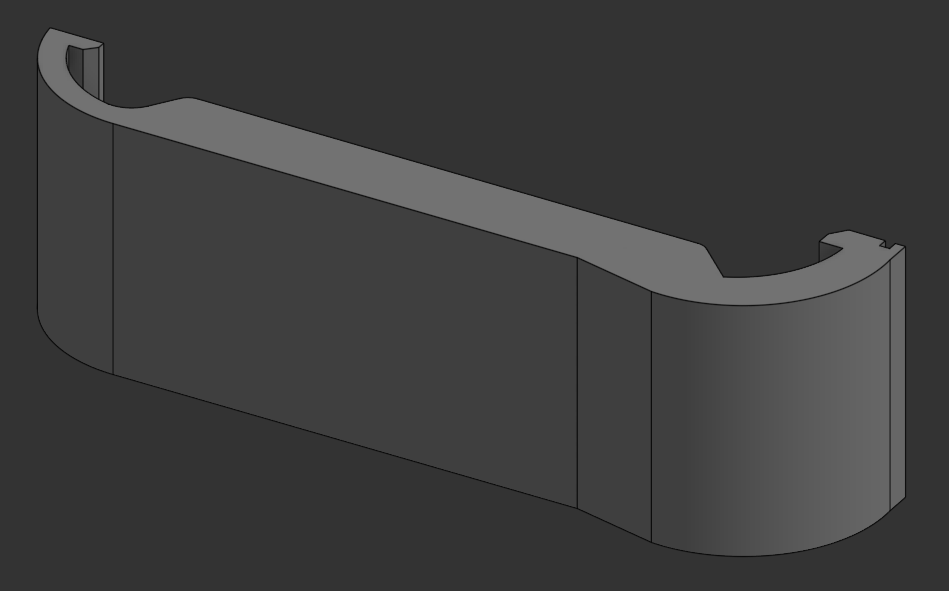 GoPro 8 Battery Cover without USB hole 3D model