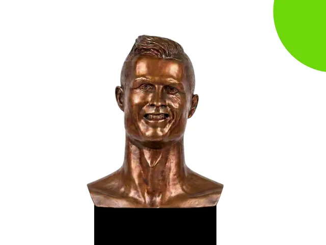 Cristiano Ronaldo Bronze Bust Sculpture