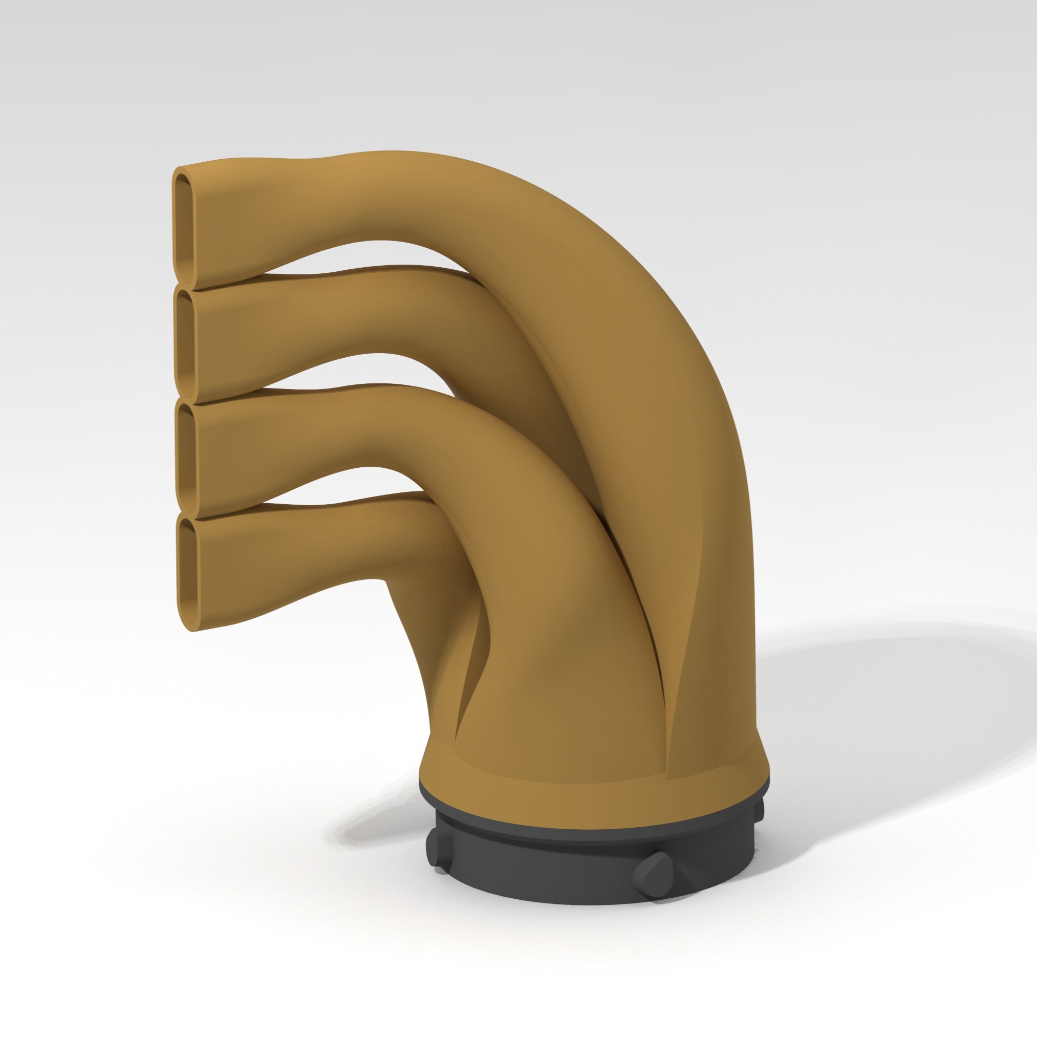 High-Performance 90° Concentrator Nozzle for Dyson Airwrap (CFD Optimized)