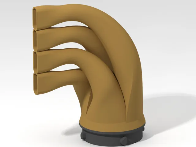 High-Performance 90° Concentrator Nozzle for Dyson Airwrap (CFD Optimized)