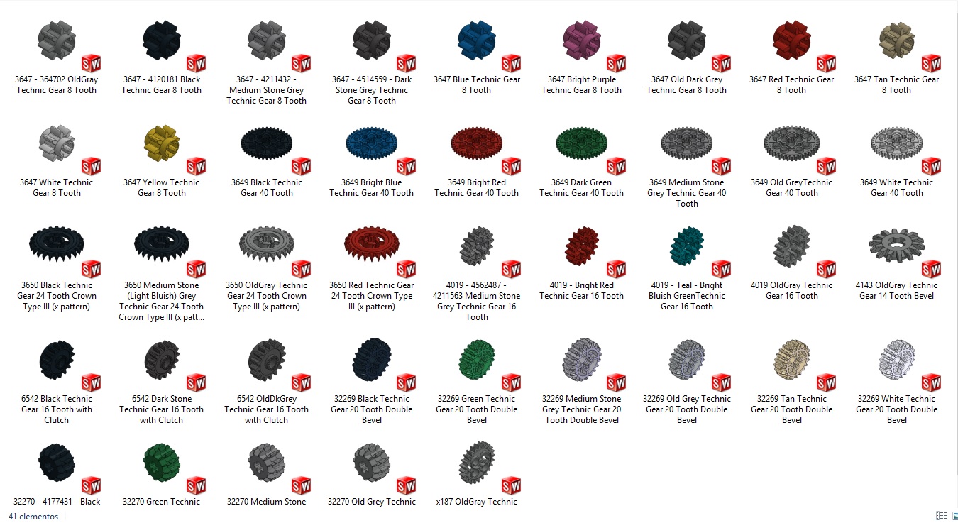 LEGO - Technical Gears