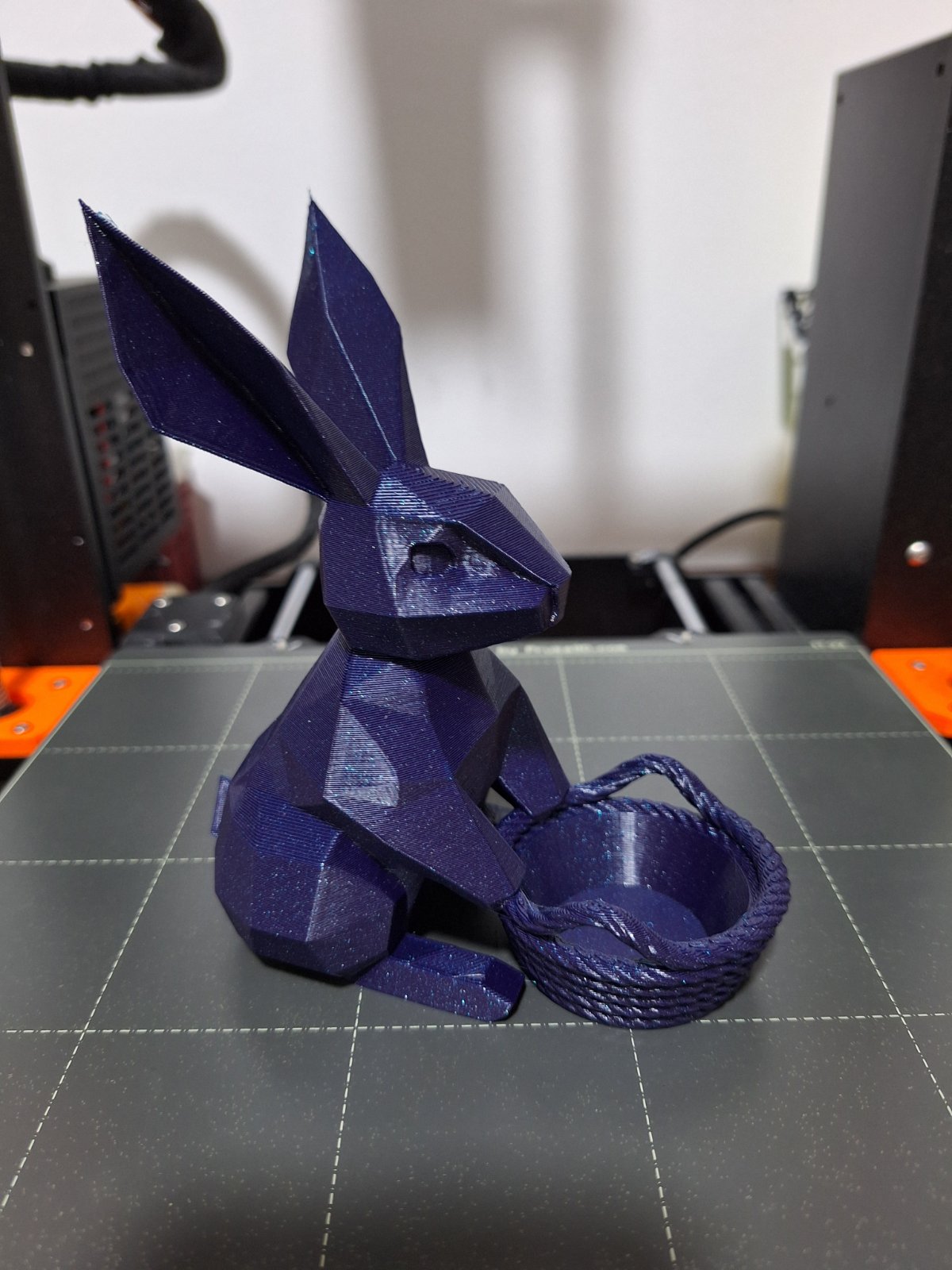 Miniatura 5 do modelo 3D Easter bunny egg basket (No support needed)