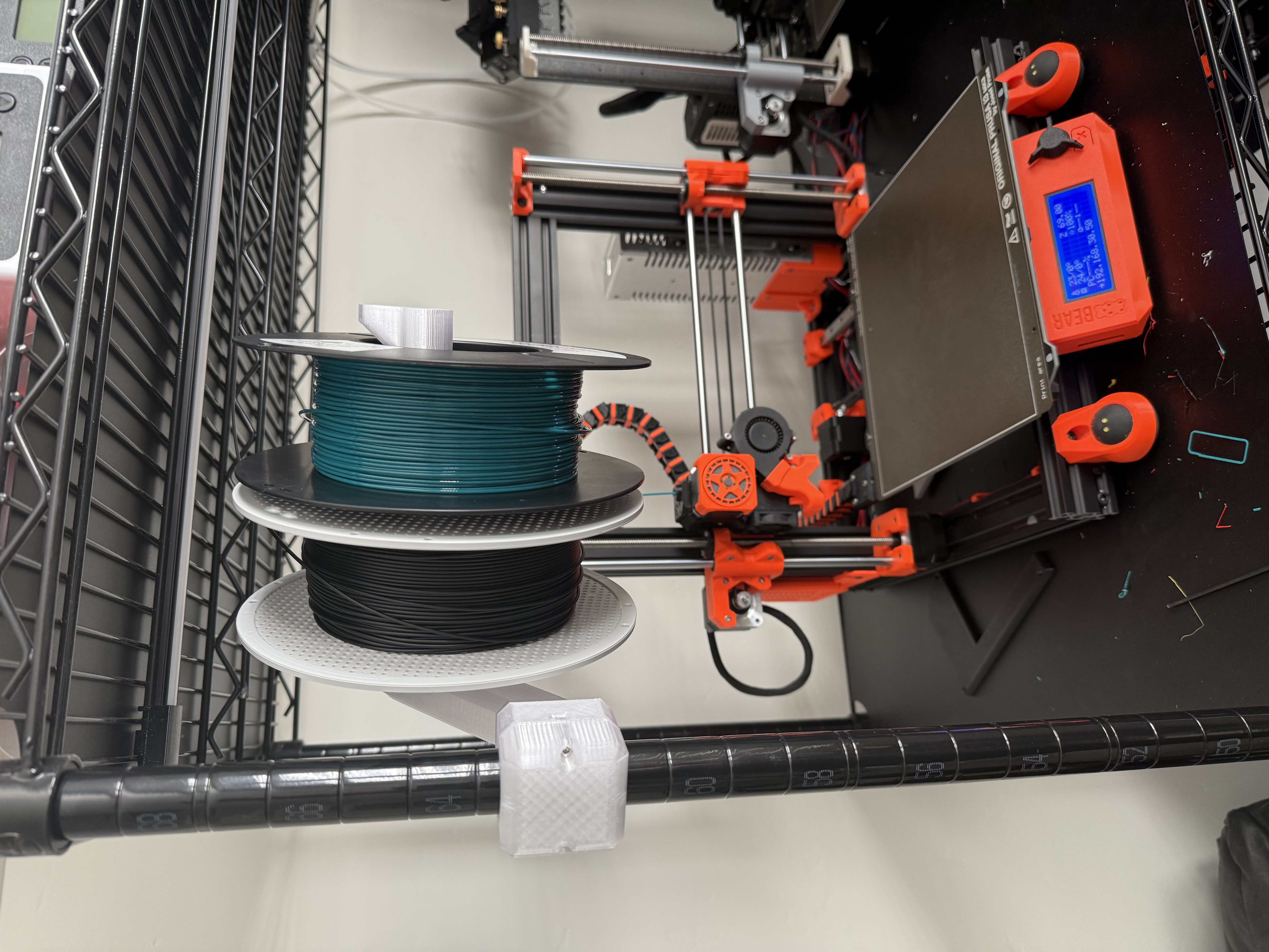 Wire Rack Post - 2 Spool Holder (remix)