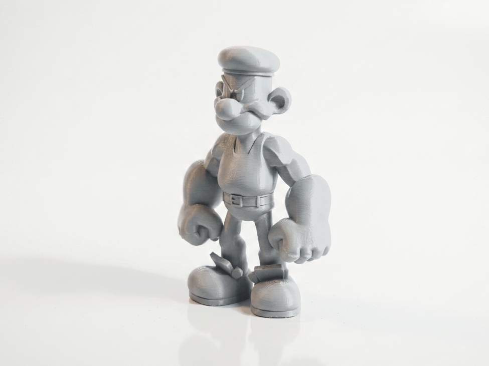 Popeye Figurine Cartoon Character 3D Printable