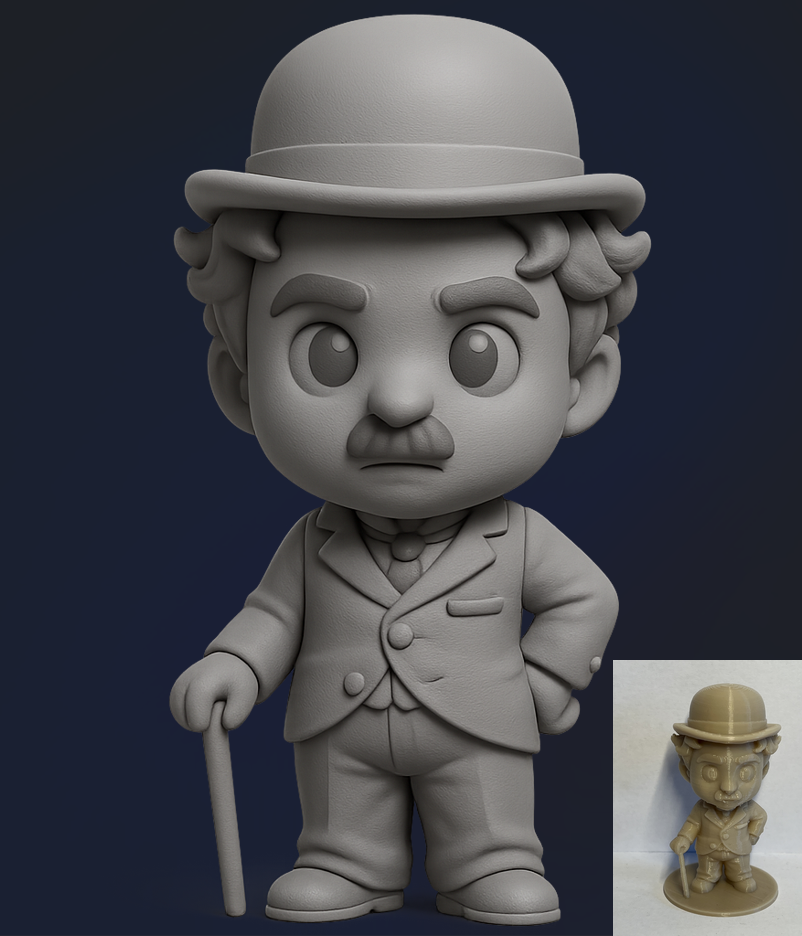Chibi Charlie Chaplin