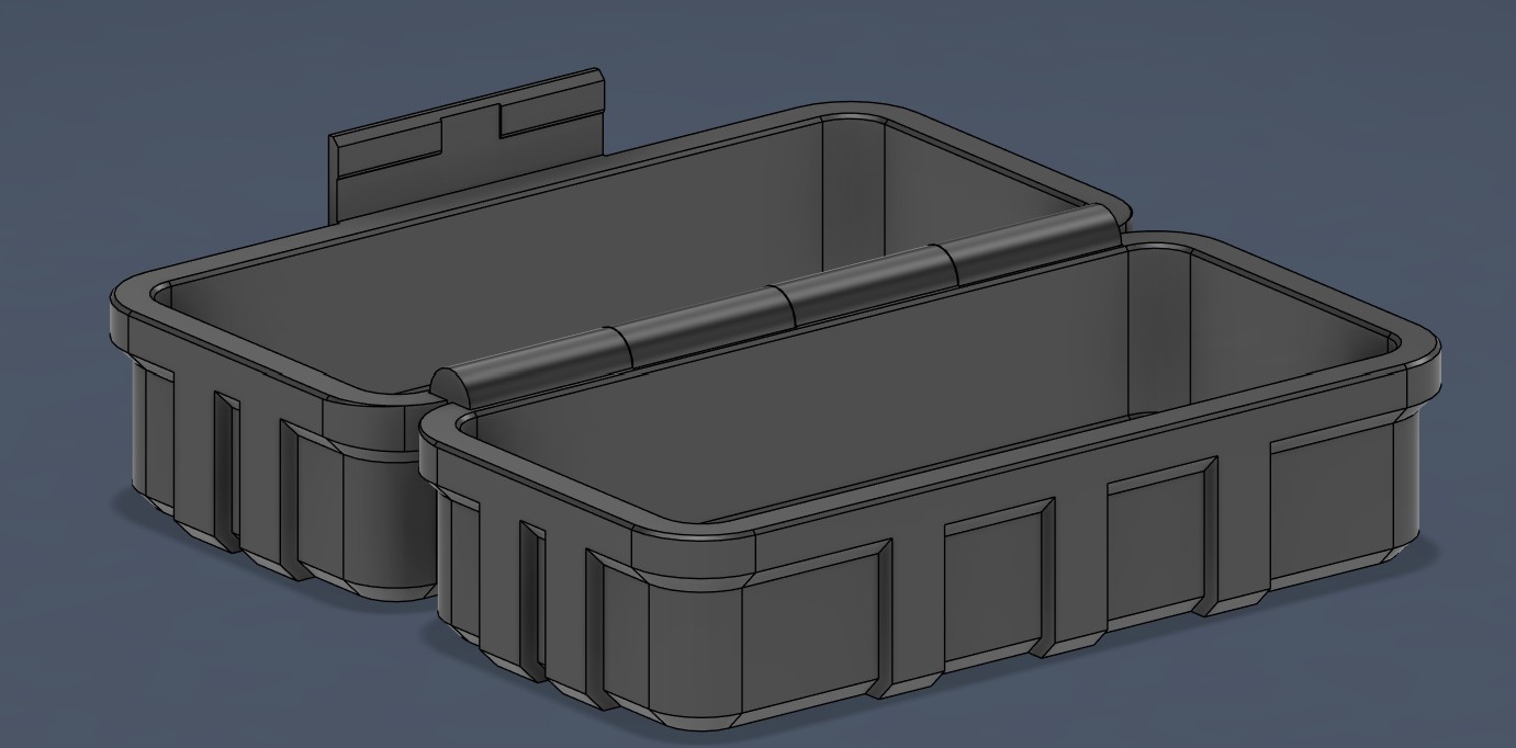 Print in place Rugged Box 3D model