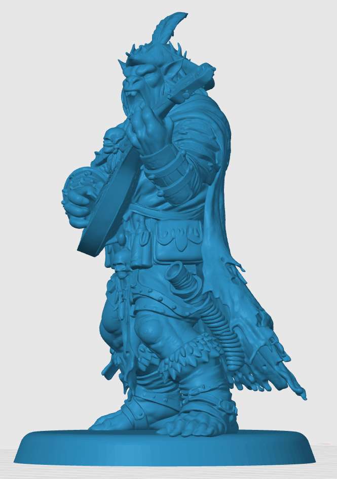 Miniatura 2 do modelo 3D Bugbear Bard