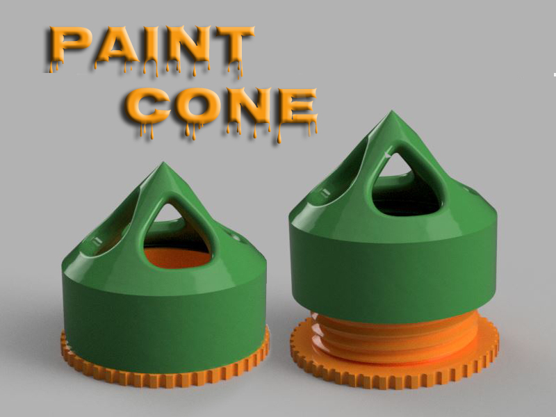 Paint cone