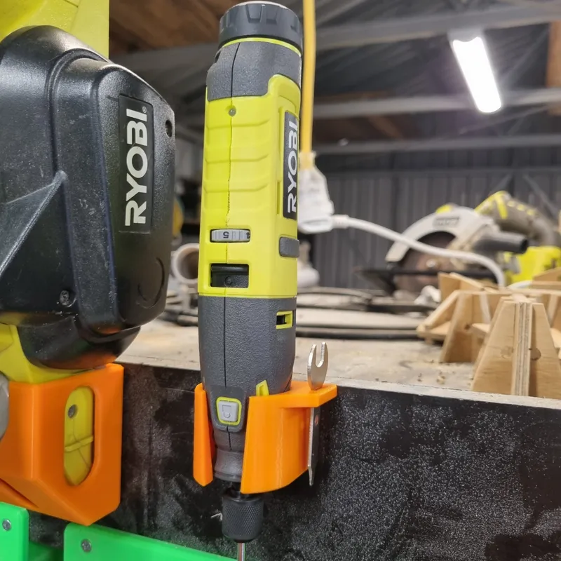 ryobi 4v rotary tool holder v2 ( rrt4 ) by chris, Download free STL model