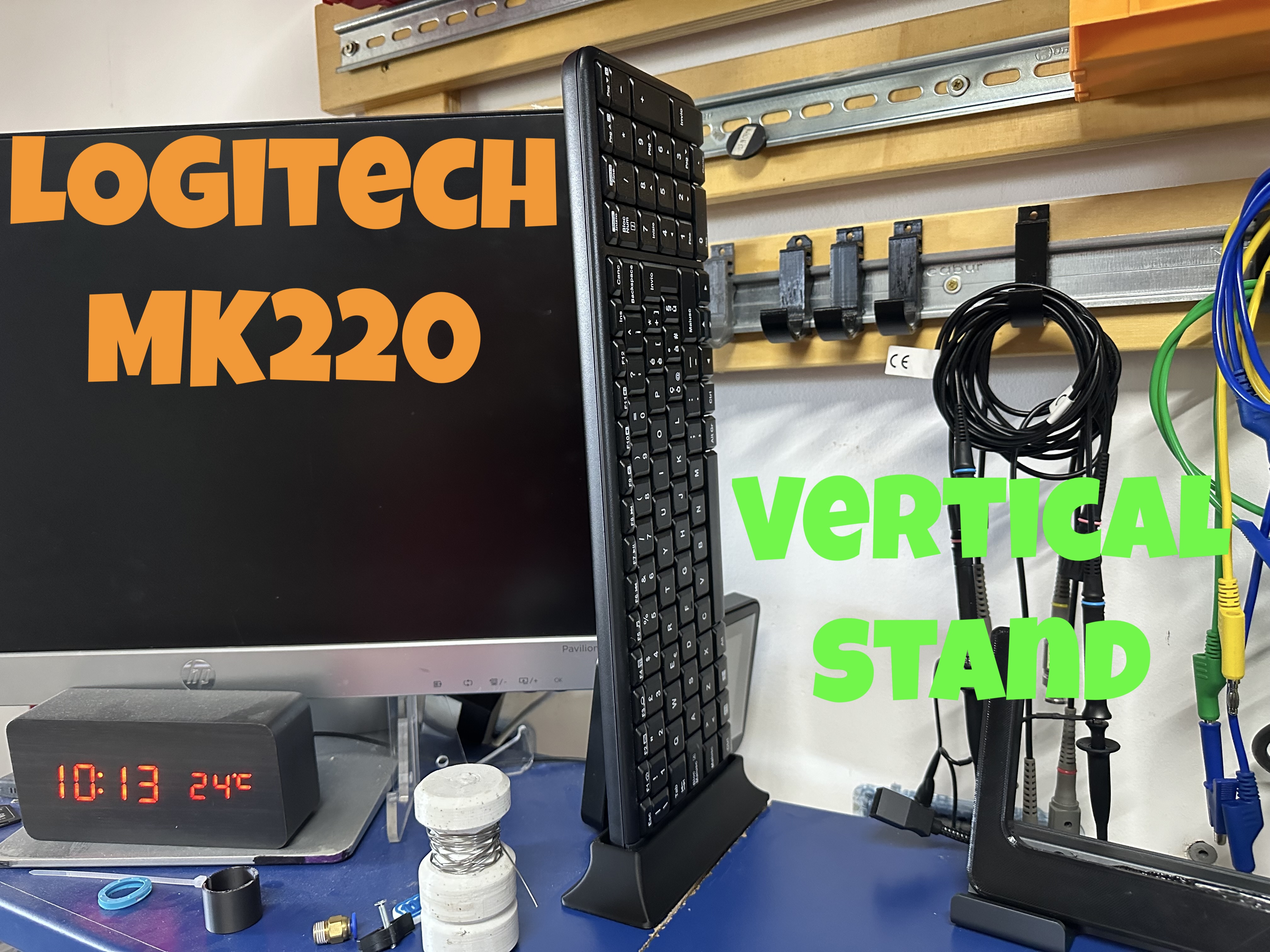 Logitech mk220 keyboard stand