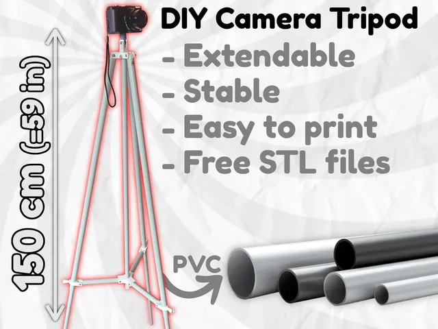 Large Foldable Camera Tripod