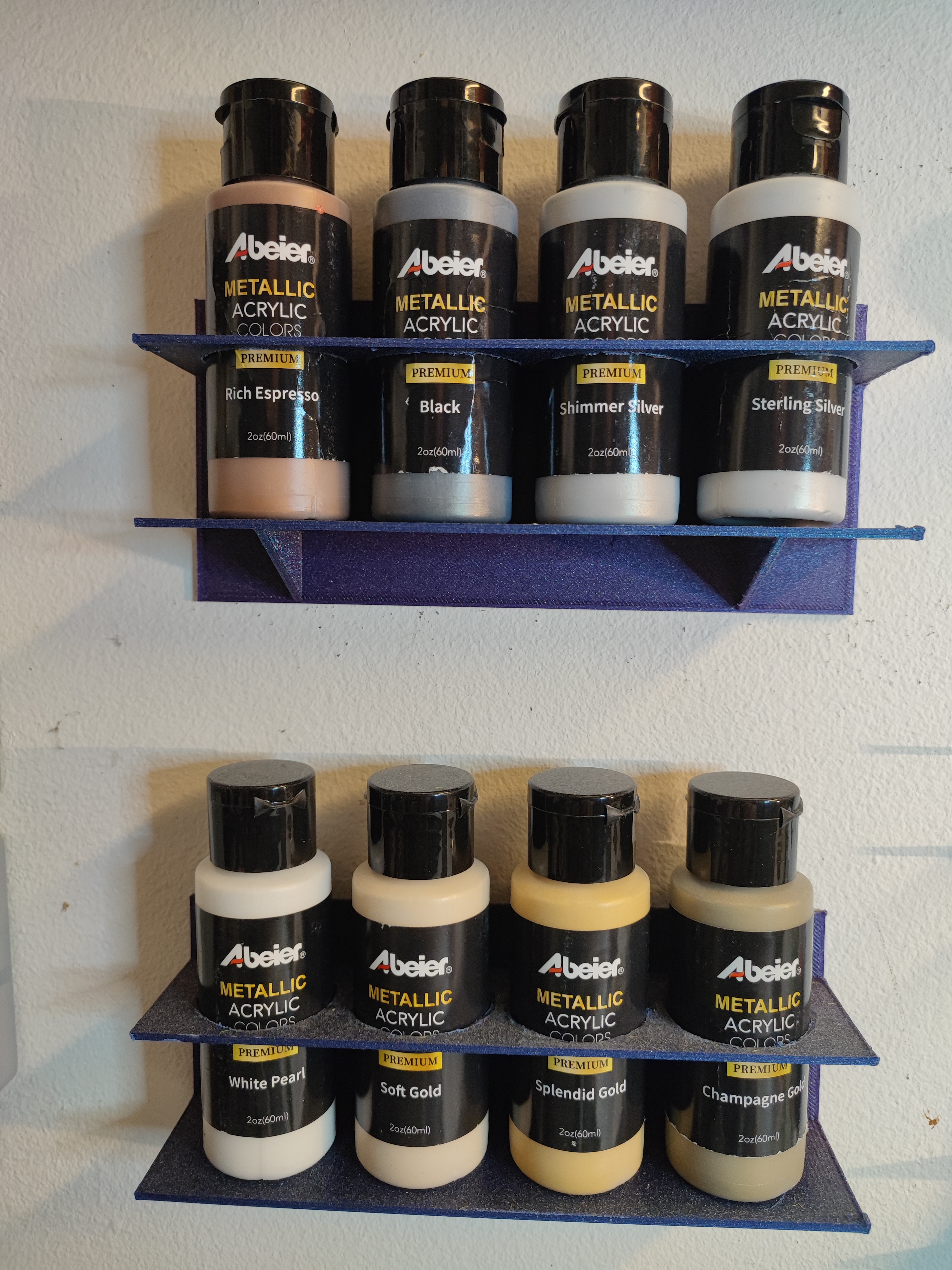 Holder for Abeier paint bottles